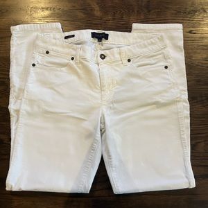 Talbots Signature Corduroys in Winter White. Size 6